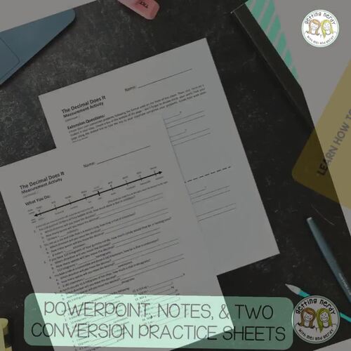 Scientific Method | Metric System | SI Units & Metric Conversion Practice