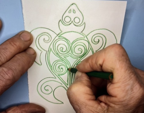 Preview of Zentangle Sea Turtle how to draw video