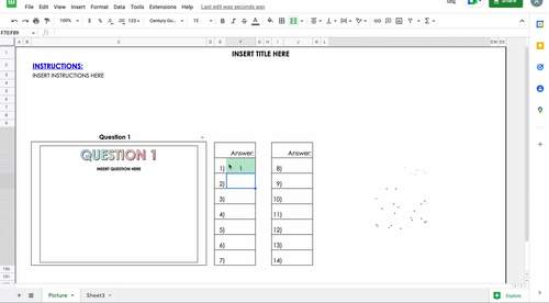 EDITABLE Pixel Art Task Cards Template Turtle by Amusing Algebra