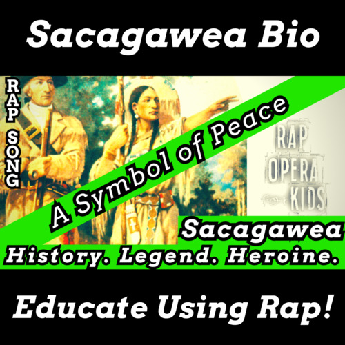 Preview of "US Mint Put Her in a Cent!" Sacagawea Biography Song for Comprehension Activity