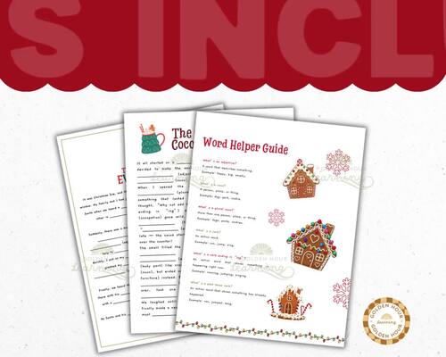 Christmas Mad Libs Middle School | Fun Christmas Writing Activity | Bundle
