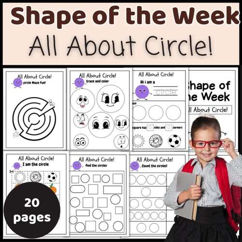 All About circle! Shape of the Week Activities & Worksheets | TPT