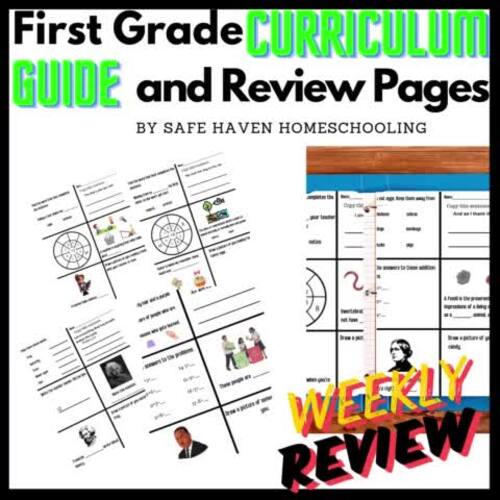 Exploring Our Learning Activities First Grade Curriculum Guide & Weekly ...