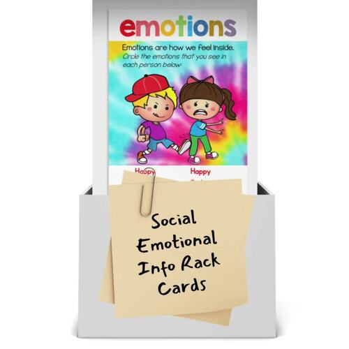 Identifying Feelings and Emotions K2 Info Rack Cards TPT