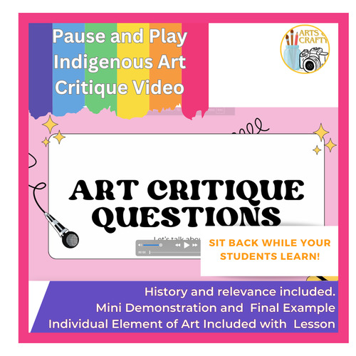 Preview of Pause and Play Art Criticism Video