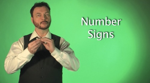 Preview of E23: ASL Numbers - Sign With Robert