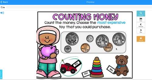 Counting Coins Activities with Boom Cards | Distance Learning | TPT