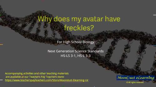 Preview of Genetics and Heredity: Why does my avatar have freckles? - VIDEO