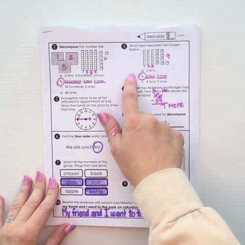 Going into 4th Grade Summer Packet | Math & ELA review activities | NO PREP