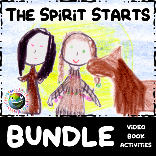 Preview of Kids Stories BUNDLE - "The Spirit Starts" - Video, Book & Activities