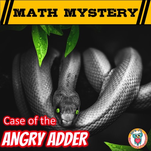 Preview of Addition Math Mystery Activity VIDEO HOOK - Case of the Angry Adder