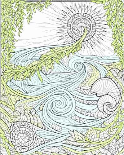 Peaceful Patterns Coloring Book for Adults | Mindfulness & Stress ...