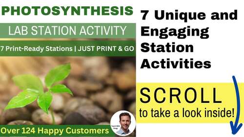 Photosynthesis Lab Station Activity | 7 Hands-on Activities | Calvin Cycle