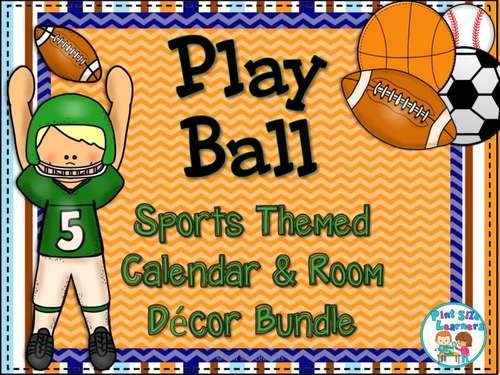 Sports Themed Classroom Decor | EDITABLE | Calendar | Posters | & More ...