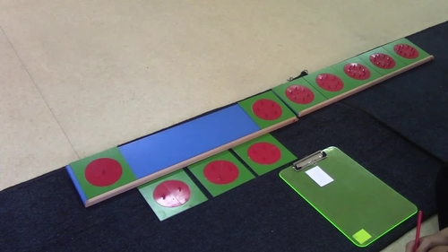 Preview of Montessori Fractions insets (Denominator lesson)