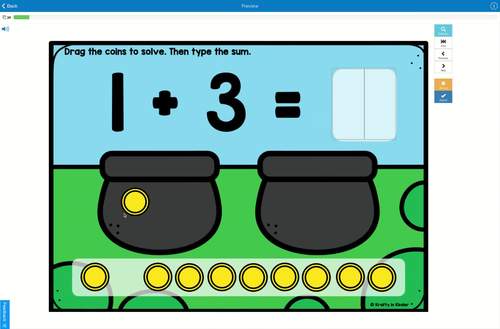 Addition to 10 Kindergarten Math Boom Cards by Krafty in Kinder | TPT