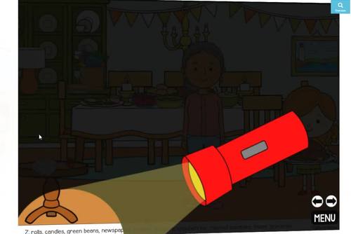 Thanksgiving Speech Search Articulation Activity BOOM CARDS™ Speech Therapy