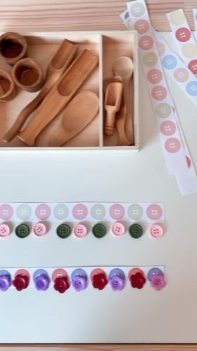 MAKING PATTERNS | Buttons by Early Years Learning and Play | TPT