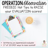 Teacher Evaluation - Video and Tips to Raise Observation Scores