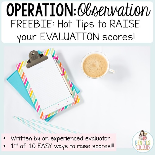 Preview of Teacher Evaluation - Video and Tips to Raise Observation Scores