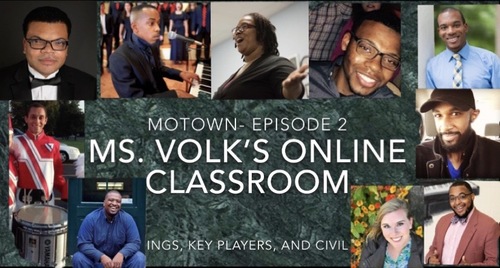 Preview of Motown Founders and The Civil Rights Movement- Ms. Volk's Online Classroom