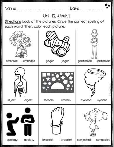 Level 3 | UNIT 12 | Differentiated Word Work | Fun Phonics Activities | SOR