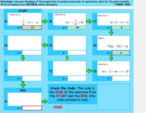 Algebra 1 Common Core Self Checking Bundle by Math with Nicole Tomei