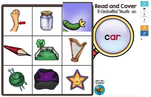 R CONTROLLED VOWEL AR WORD TO PICTURE MATCH PHONICS BOSSY R HIDDEN ...