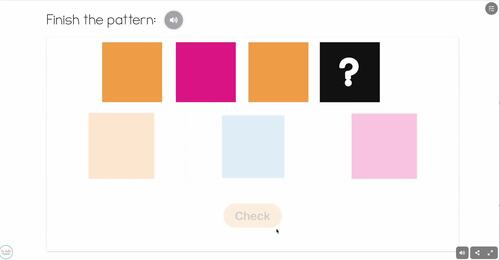 Digital Pattern Task Cards by The Autism Helper | TPT