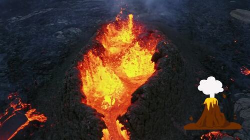 Preview of Volcano Song & Video for Kids – 2-Minute Music with Real Volcano Footage