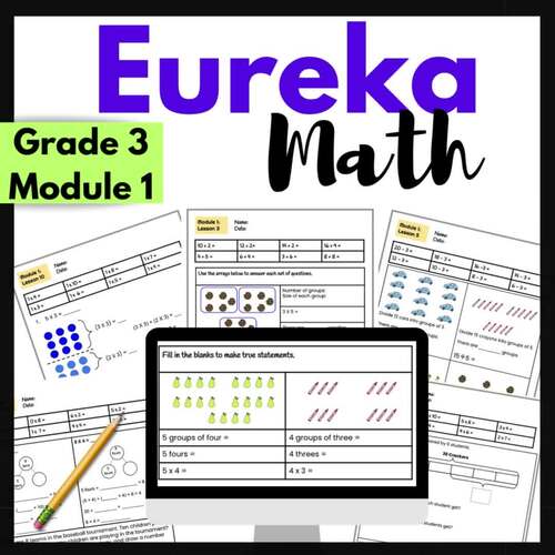 Engage NY {Eureka} Math Grade 3 Module 1 Review Packet Multiply & Division