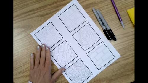 Design Squares Video (4 of 7) by Art and Design by Janie Walrus | TPT