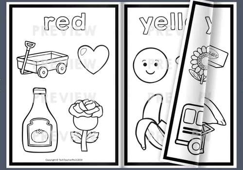 Color Coloring Sheets by Tech Teacher Pto3 | TPT