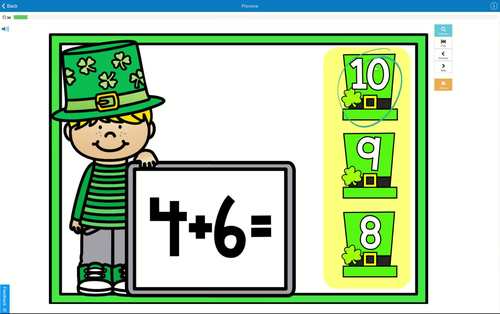 March Math Boom Cards for First Grade