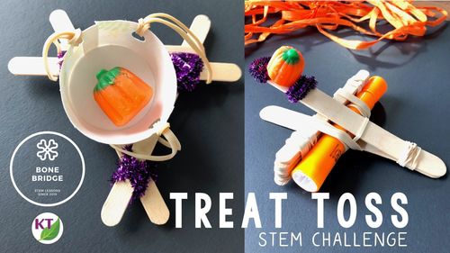 Preview of Halloween STEM Challenge Video: Treat Toss
