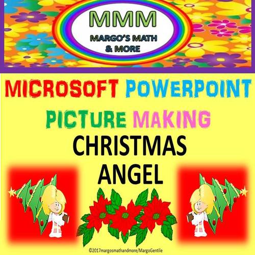 Preview of Video 7 Tutorial Make A Christmas Angel With Microsoft PowerPoint's Basic Shapes
