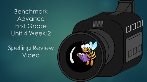 Preview of Benchmark Advance Unit 4 Week 2 Spelling Review Video