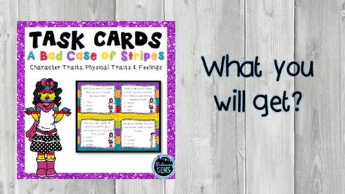 A Bad Case of Stripes Character Traits, Physical Traits and Feelings ...