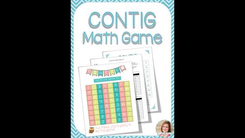 Math Game: CONTIG| Common Core Aligned | Low-Prep | Digital Version ...