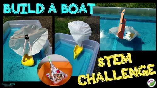 Preview of Summer STEM Activity or End of the Year STEM Activity - Boat Building Video
