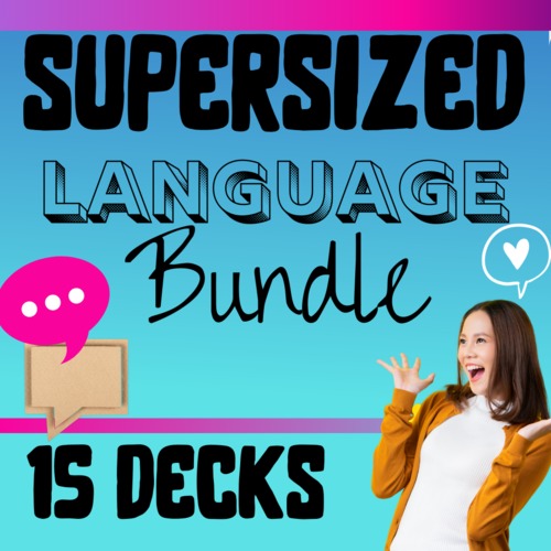 Preview of Supersized Digital Language Bundle
