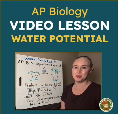 Preview of AP Biology | FREE Video Lesson: Water Potential Explained with Examples