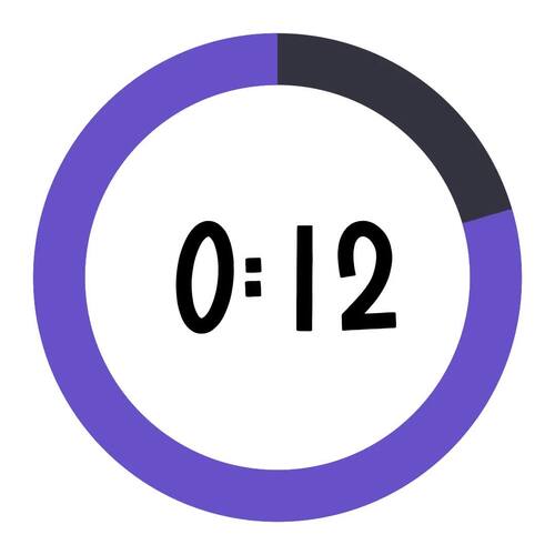 Visual Timers - Purple - Digital Countdown - Classroom Management Tool