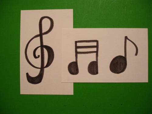Let S Draw A Treble Clef And Music Notes By Patty Fernandez Artist