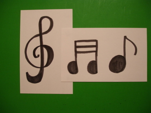 Preview of Let's Draw a Treble Clef and Music Notes!