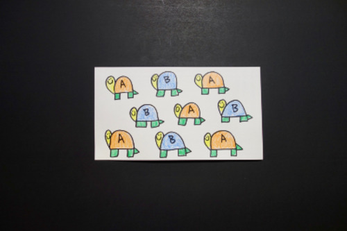 Preview of Let's Draw A-B-A-B Pattern Turtles! (Using Color)