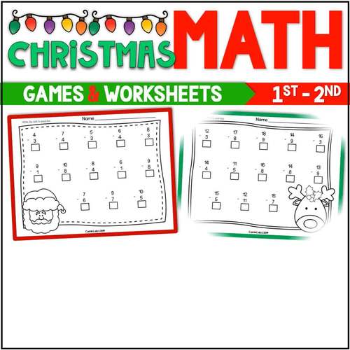 Christmas Math: Games & Worksheets by Carrie Lutz - Classroom ...