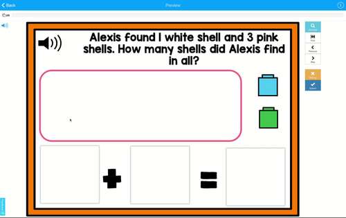 Math Boom Cards Addition Word Problems