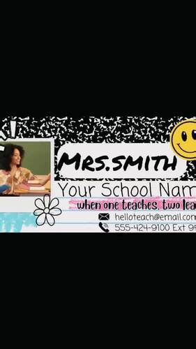 Composition Notebook Email Signature by KayleeMaeks | TPT