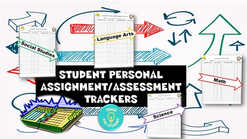 Preview of Student Personal Assignment/Assessment Trackers